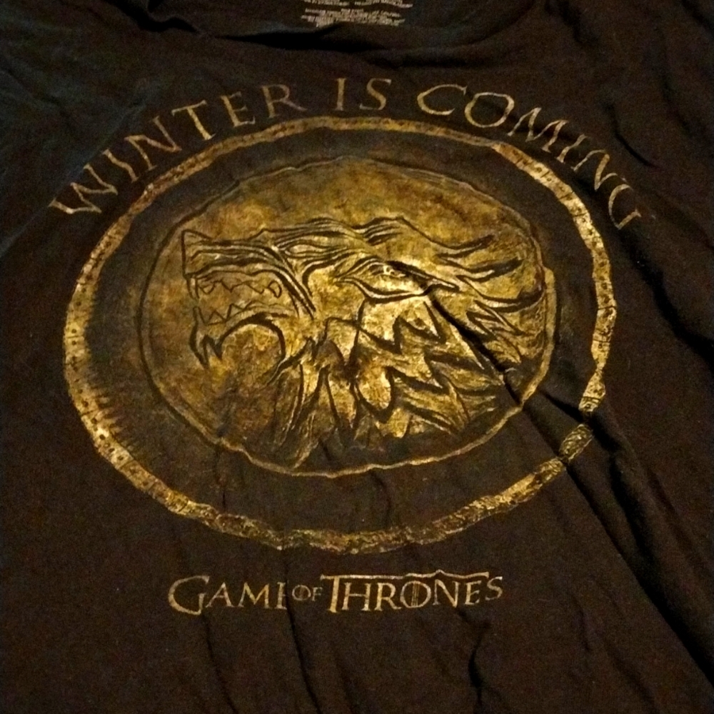 *3/$20 Bundle Deal Closet Cleanout Sale*  Vintage Game of Thrones T-shirt 2XL